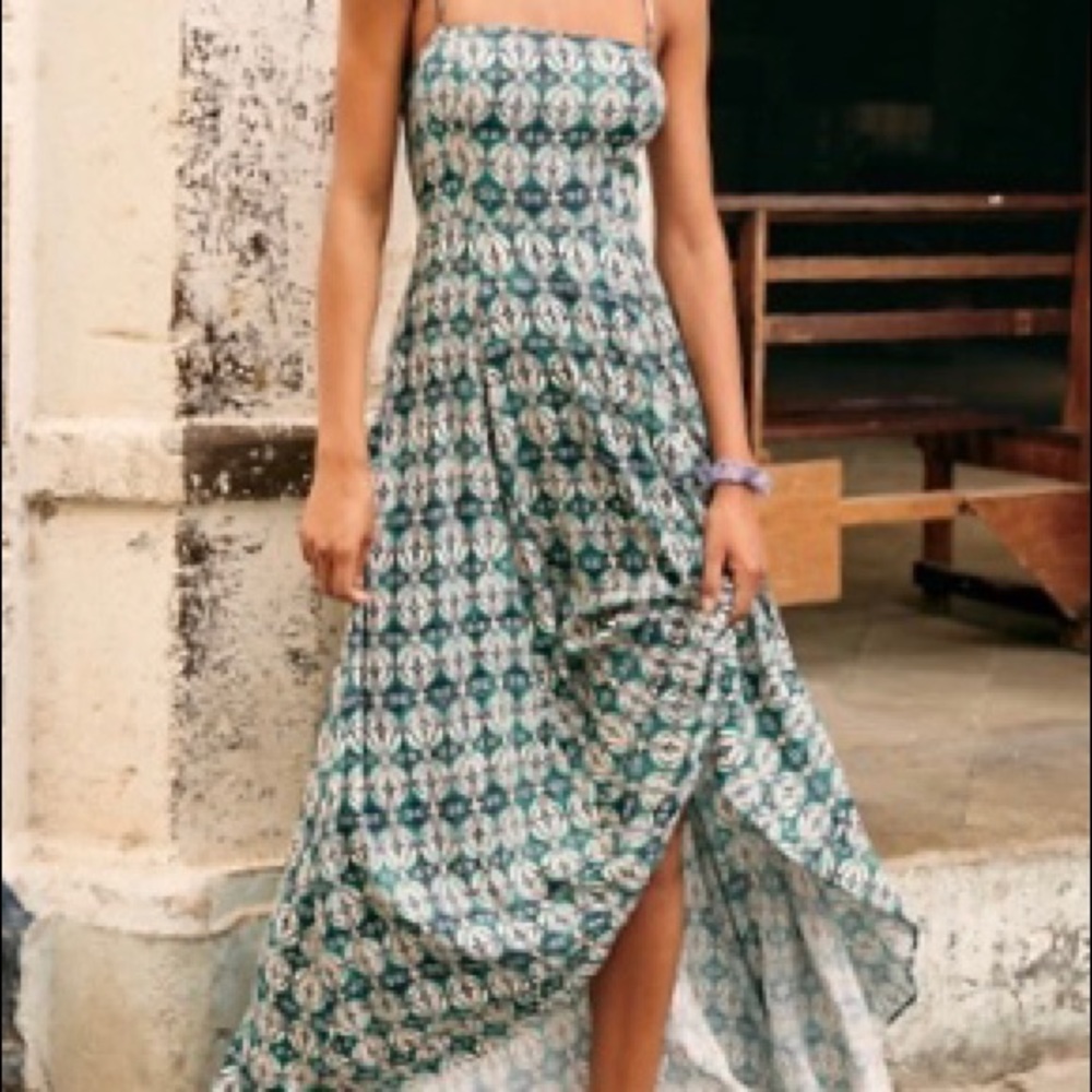 Free People Printed Maxi Dress